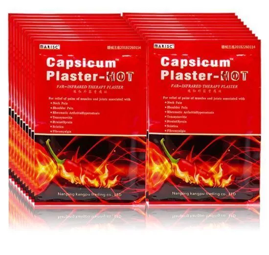 Capsicum Balm Pain Relief Patch Capsicum Plaster Hot Patches  40 to 120 Patches