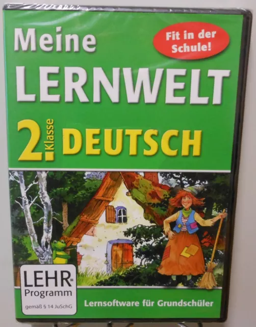 Deutsch Software Schule 2. Klasse PC MAC CD-ROM Lernwelt Lernen Nachhilfe T454