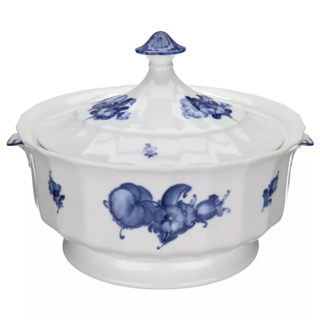 Ragout / Terrine groß Modell 8532 Royal Copenhagen Blaue Blume eckig II.Wahl