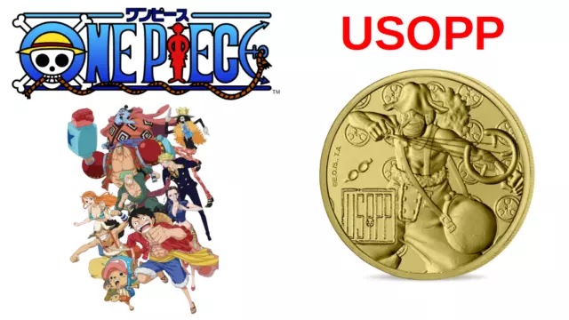 Mini Médaille 2024 One Piece Monnaie de Paris ''USOPP''