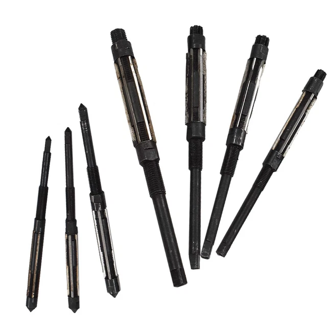 7 Pcs Adjustable Hand Reamers Set 8/A to 2/A Size 1/4 -15/32” HSS