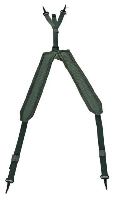 US Army Military ALICE LC-2 LC2 Load Bearing Suspenders OD Green 2