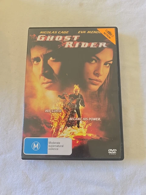 GHOST RIDER (DVD, 2007) T24 Movie Film Free Shipping! 2000s £2.04 ...