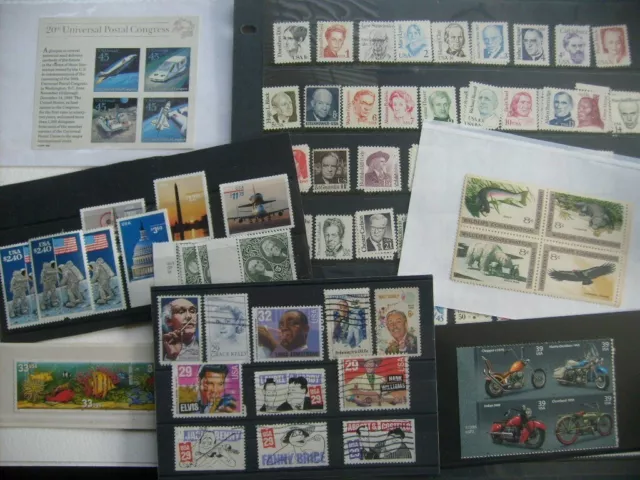 BARGAIN SELECTION USA COMMEMMORATIVE STAMPS THEMATICS MNH UNFRANKED etc