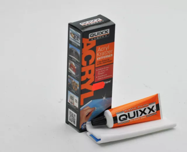 Quixx Acryl Kunststoff Politur    50g Kratzerentferner Plexiglas Acrylglas