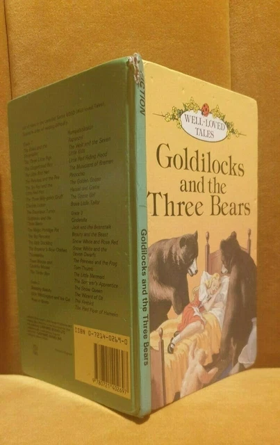 VINTAGE LADYBIRD GOLDILOCKS and the Three Bears Well-loved Tales Series ...