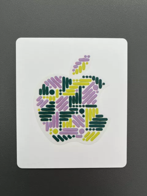 Original  Apple Sticker Aufkleber Logo Design von 371 Varianten Event Okt 2018