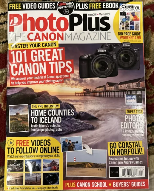 PhotoPlus The Canon UK Magazine Issue 201 March 2023 101 great Canon Tips