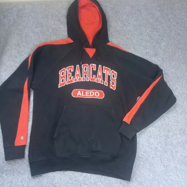 Used Vintage USA Football Aledo High School Bearcats Black Hoodie Size Men Small