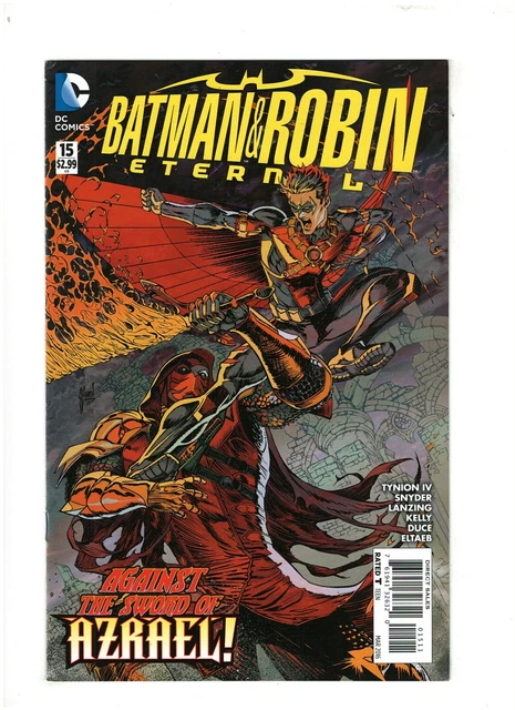 Batman & Robin Eternal #15 VF+ 8.5 DC Comics Scott Snyder 2016 Azrael, Red Robin