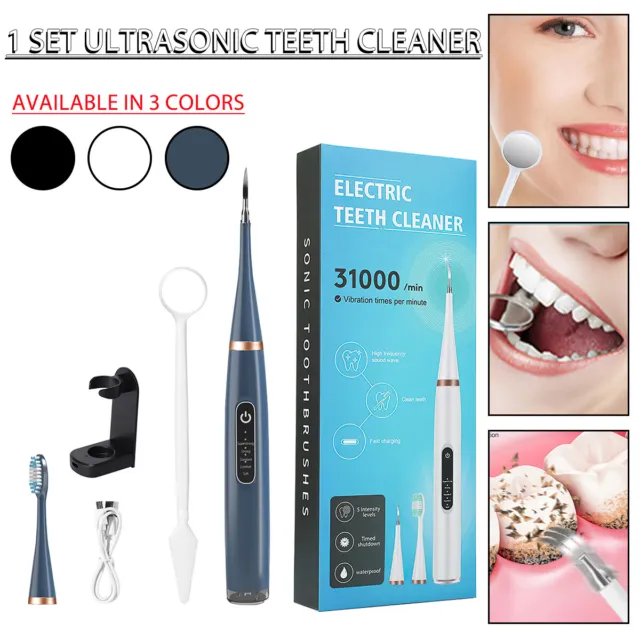 Powerful Ultrasonic Plaque Remover for Teeth with 5 Modes Dental Tooth F