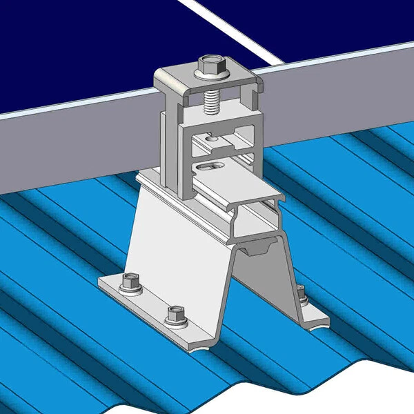 MageBracket CL Rail-less Solar Panel Module Mounting Kits Corrugated Metal Roof