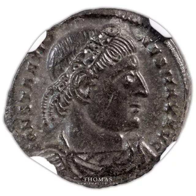 Monnaie Romaine - Constantin I - Nummus - Cuivre NGC MS - Trésor Epfig