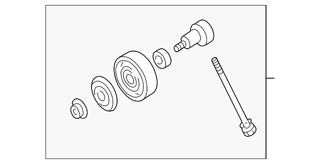 Genuine Nissan Idler Pulley 11945-0W002