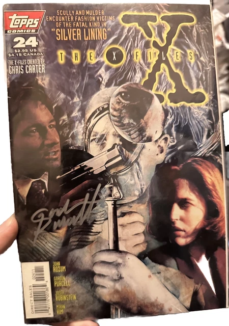 X-Files #24 Signed by Gordon Purcell DC Comics