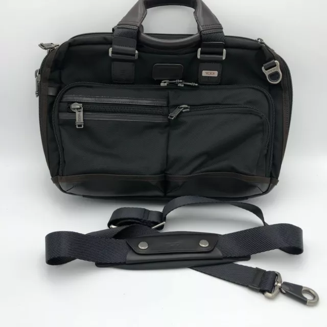 TUMI ALPHA BRAVO Andersen Slim Briefcase Laptop Bag Ballistic