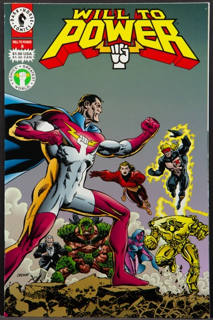 Will To Power-Comics Greatest World #8 - in NM-MT 9.8 condition - White Pages
