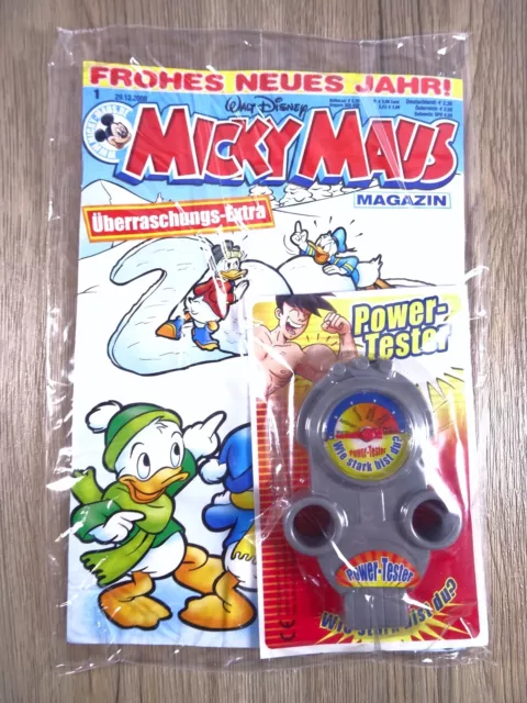  Micky-Maus-Heft 1/2009 mit Überraschungsbeilage Power-Tester neu in OVP (8766)