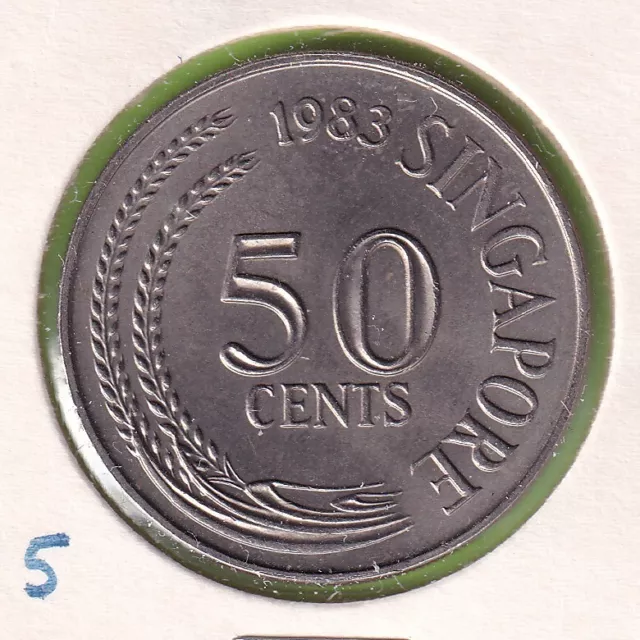 Singapur 50 Cents 1983 2