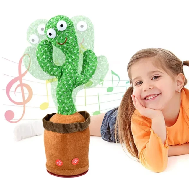 Peluche Cactus Bailarn - Habla, Canta Y Baila - Juguete Para Nios 1-2  Aos Cactus Ballerino Ricaricabile