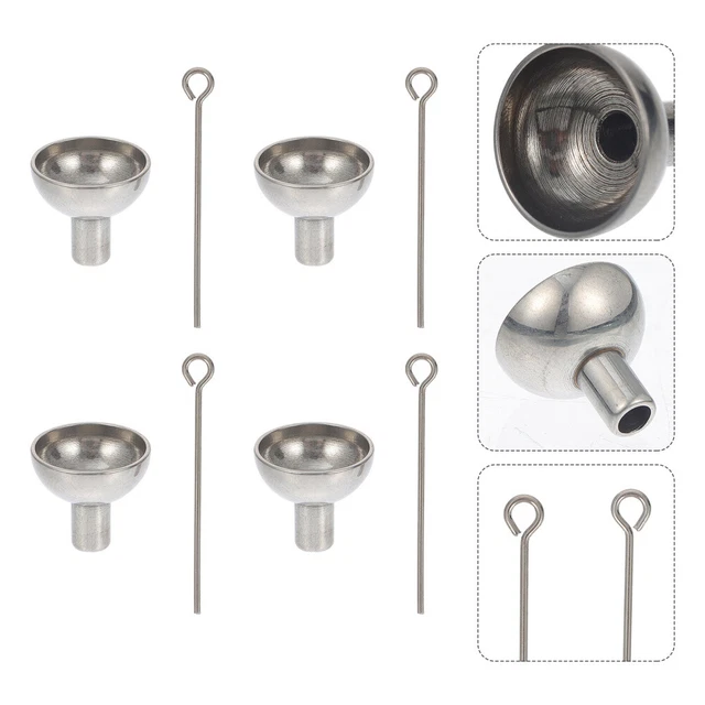 Imbuto alimentare mini urne per cenere in acciaio inox strumento miniatura