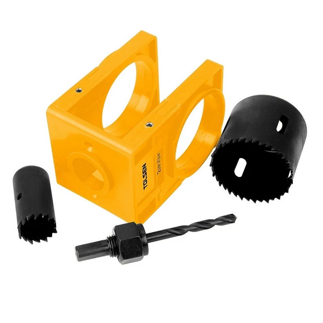 Door Lock Installation Kit, Door Lock Installation Set with Guide Template, Deadbolt
