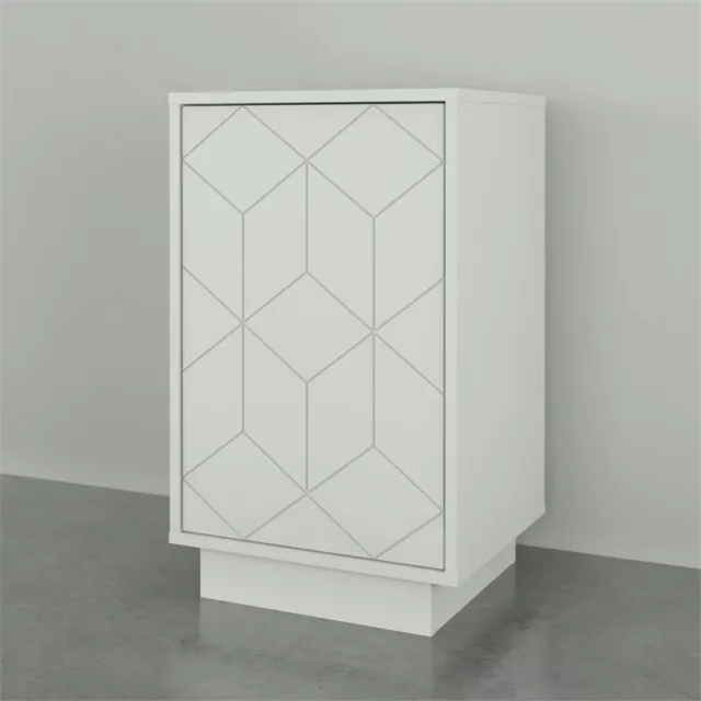 Nexera 420103 Nightstand 1 Door White