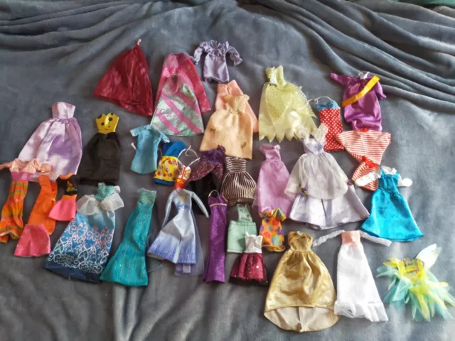 Bulk Lot Of Vintage Barbie Clothing