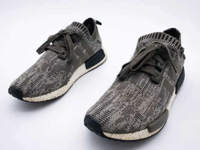 ADIDAS NMD R1 Primeknit STLT Trace Olive Green UK Size 7 Model
