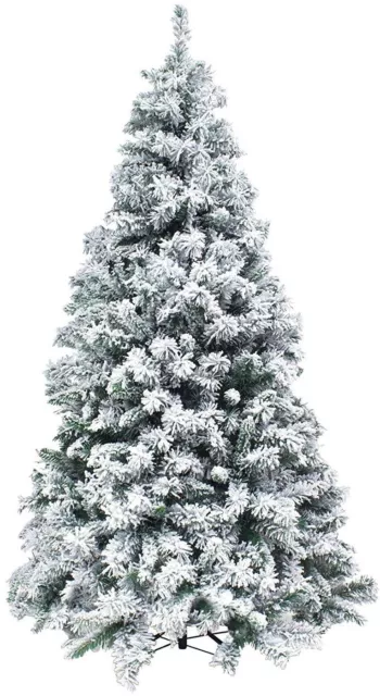 Albero di Natale XONE Kettinson Slim Innevato bianco Super Folto 180 210 240 270