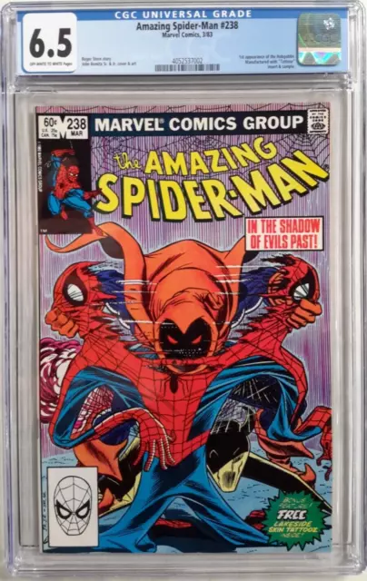 🕸Amazing Spider-Man #238 Cgc 6.5*1983 Marvel*1St App. Of Hobgoblin*W/ Tattooz🕷