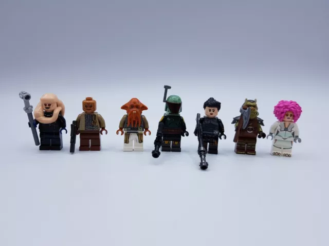 Lego Star Wars Lot 7 Figurines  Du Set 75326 Le Throne De Boba Fett *Neuf*