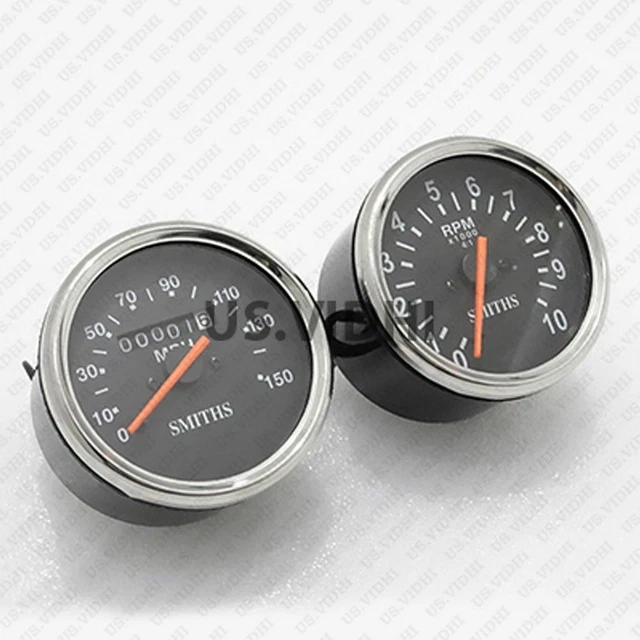 Ajs Smith Replica Speedometer 0-150Mph Rpm Tachometer @US.VIDHI