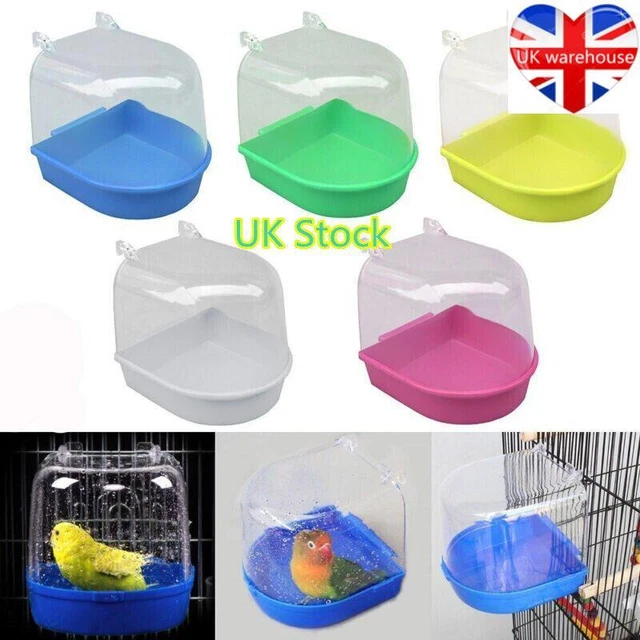 CLASSIC CAGED BIRD Bath Aviary Birds Budgie Finches Canaries Shower Pet