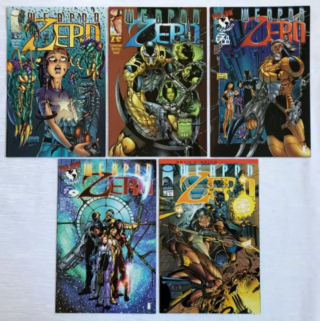 Weapon Zero #6-10 Set Comics Walt Simonson & Benitez Comic (1995)