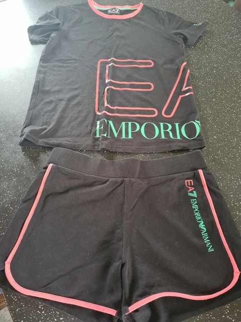 Emporio Armani Tshirt Short Set Age 10Y - Worn Twice