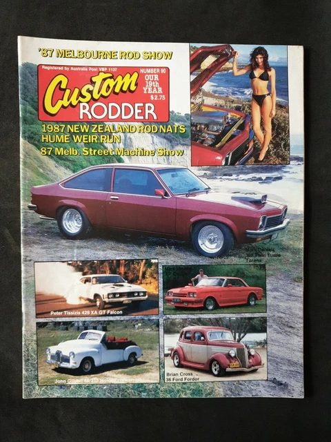 CUSTOM RODDER - Australian Hot Rod Automotive Magazine No.90 April 1987 ...