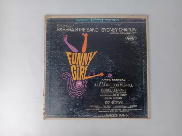 BARBRA STREISAND FUNNY Girl Original Broadway Cast 1964 LP Capitol STAO ...