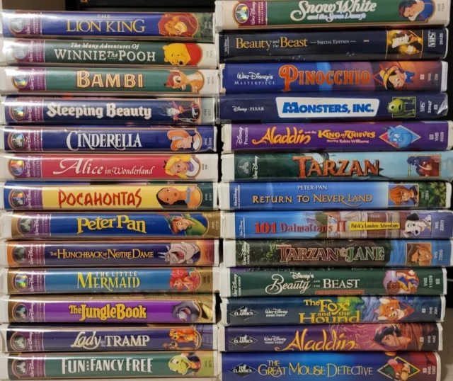 Disney VHS Movies Pick & Choose