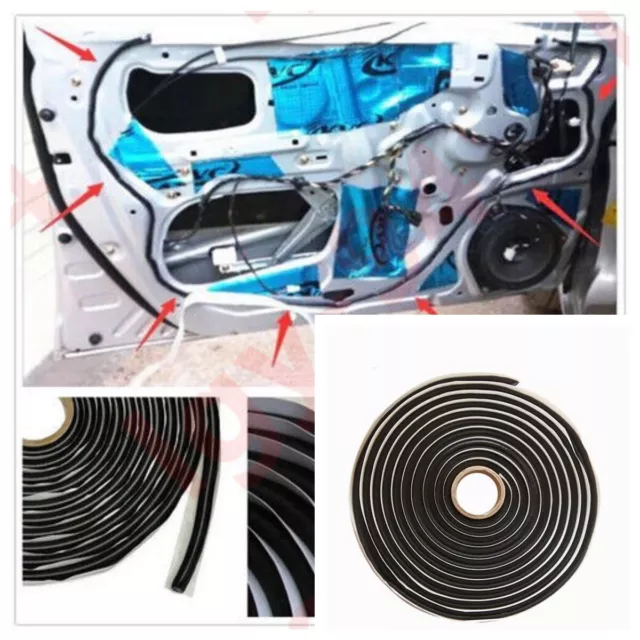 Car Door Windshield Reseal Rubber Butyl Glue/Headlight Retrofit/Sealant 13FT