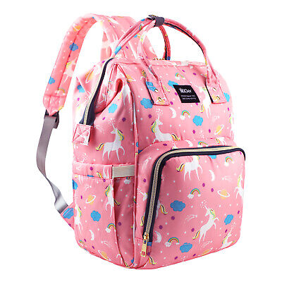 Mummy Diaper Backpack Large Capacity Baby Nappy Changing Pad Travel Bags