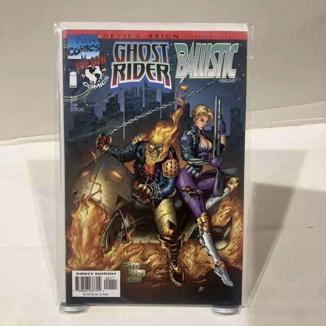 Devil's Reign Chapter 3 Ghost Rider Ballistic Marvel Top Cow Image Comics 1997