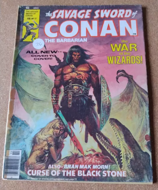 The Savage Sword of Conan #17 Marvel / Curtis Magazine