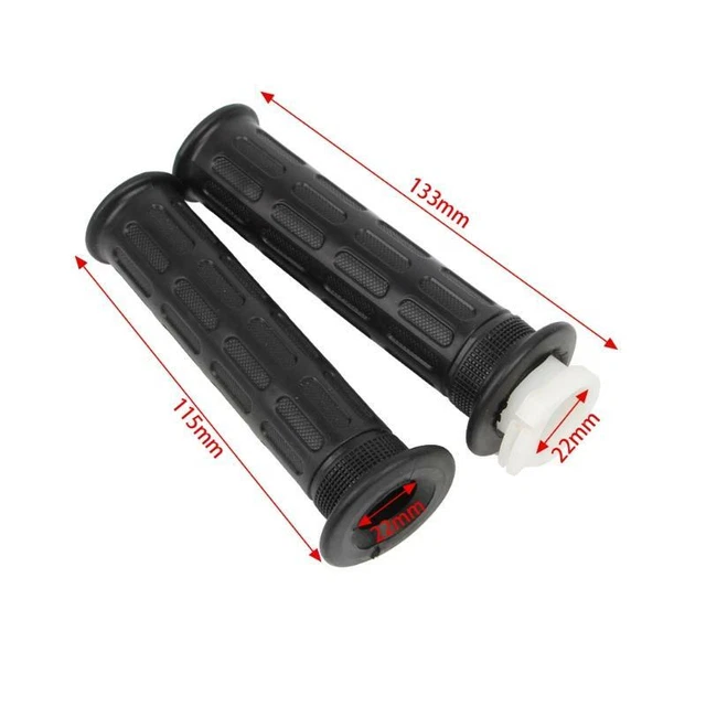 1 Pair 7/8'' Motorcycle Handlebar Hand Grips Rubber For Honda CBR 250R 929 954