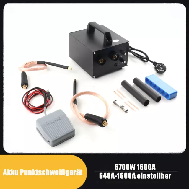 Saldatrice a punti Profi Battery Spot Welder batteria uscita 1600A 6700W 220V