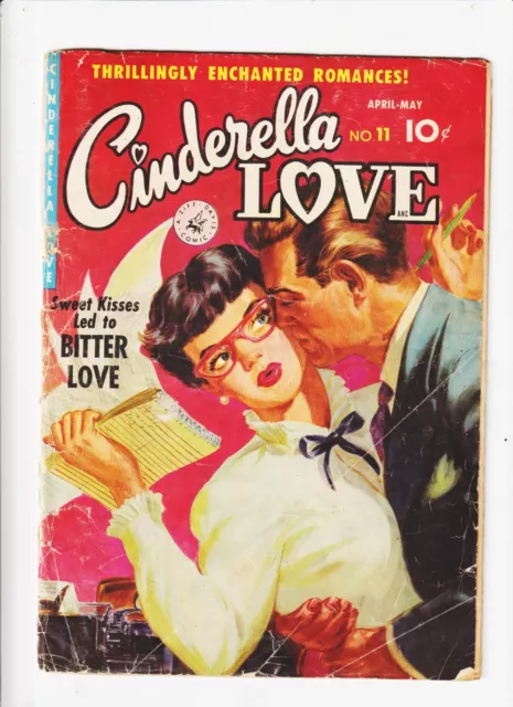 Cinderella Love #11 (#2) Ziff-Davis 1951 Saunders Cover Romance Comic Book VG+