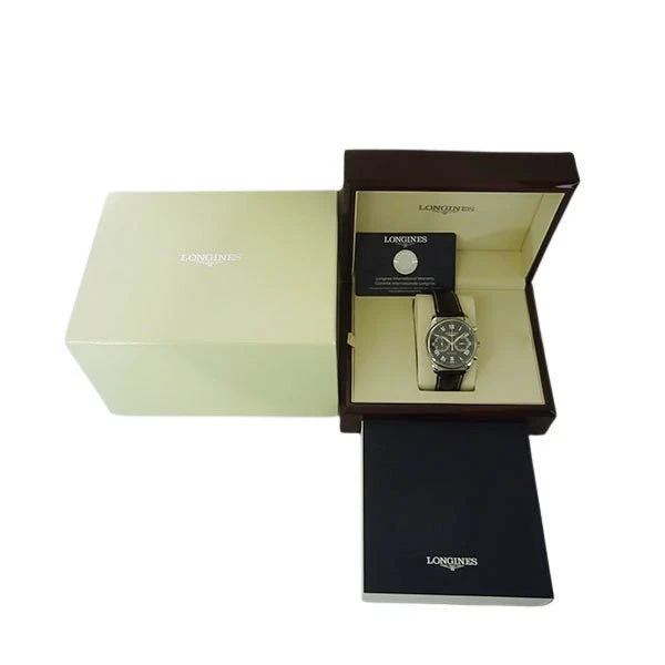 Longines Master Collection Cronografo L2.629.4.51.7 Orologio da uomo quadrante nero 39 mm