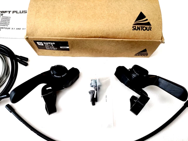 RETRO OLDSCHOOL NOS NEW NIB SunTour 3 x 7 sp. set de leviers VTT EUR 90,70 - FR