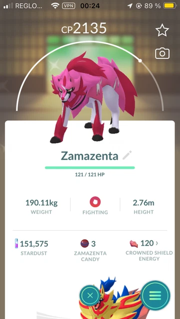 Pokémon Go - Shiny Zapdos Galarian - Mini PTC 80K Stardust ✨ Read Description