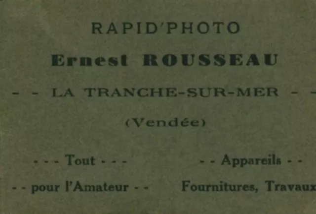 Album photos Rapid ' Photo Ernest Rousseau la Tranche sur Mer